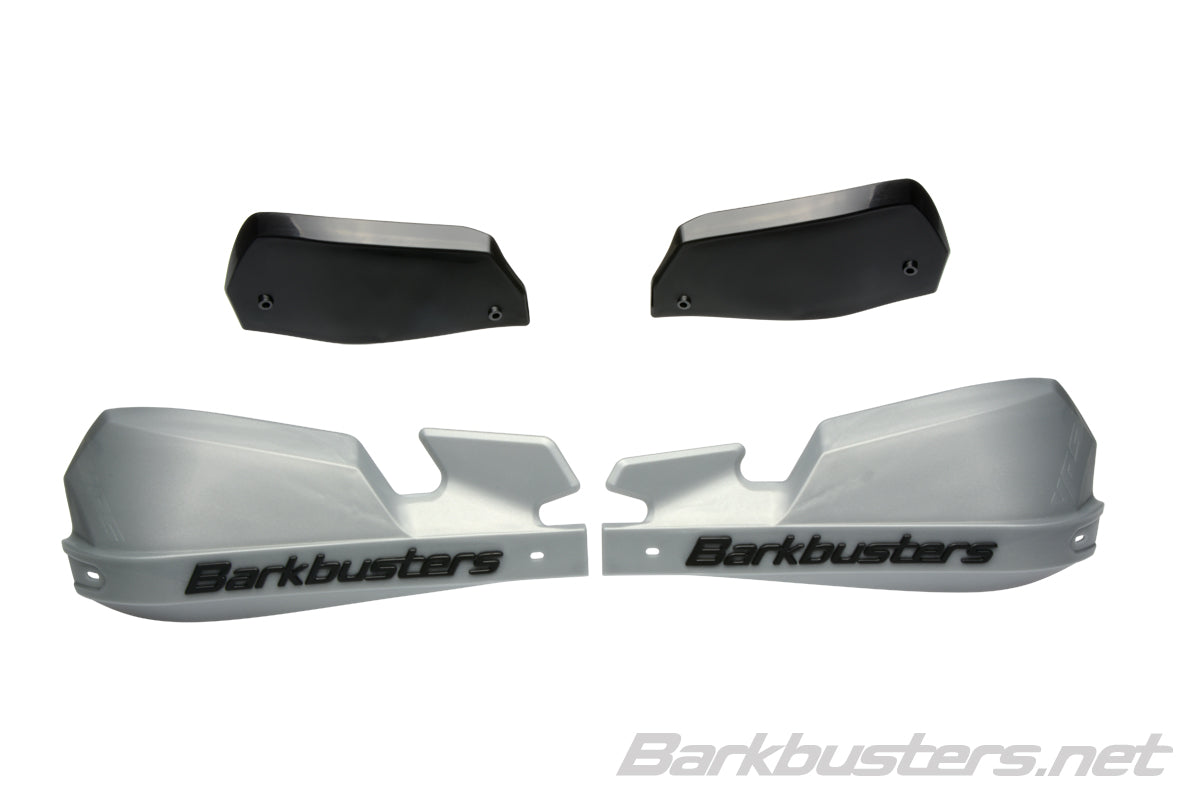 Coques en plastique pour protege main Barkbuster Argent