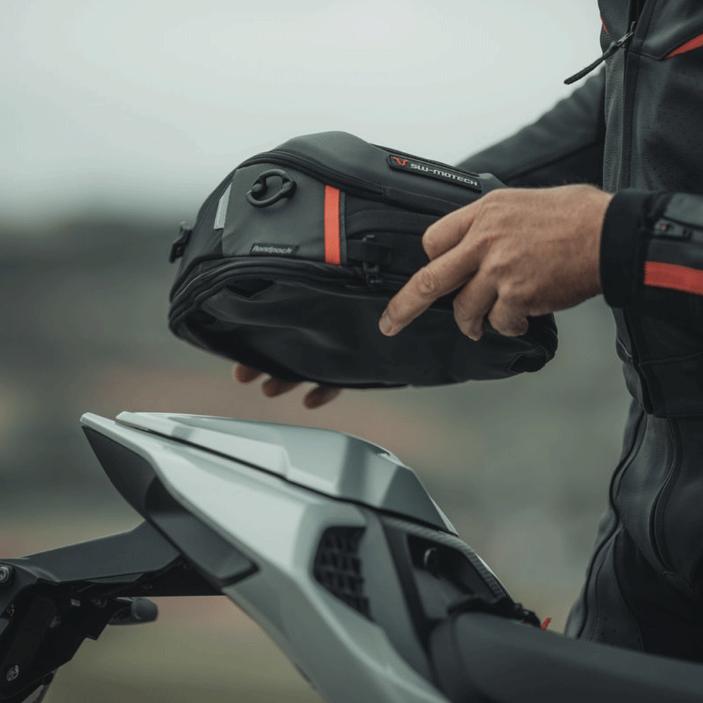 Sw Motech Sacoche De Selle PRO Roadpack. 1680D Nylon Balistique. Noir/Antracite. 8-14 L.