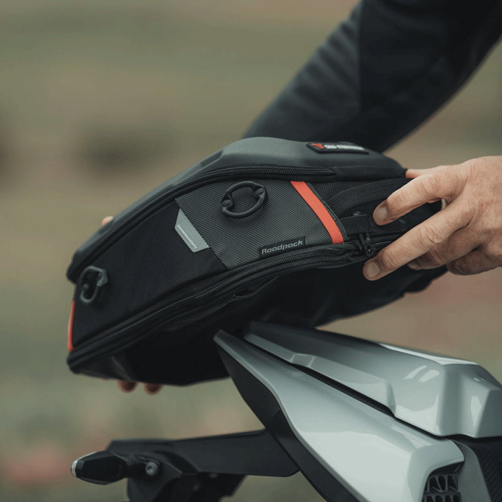 Sw Motech Sacoche De Selle PRO Roadpack. 1680D Nylon Balistique. Noir/Antracite. 8-14 L.