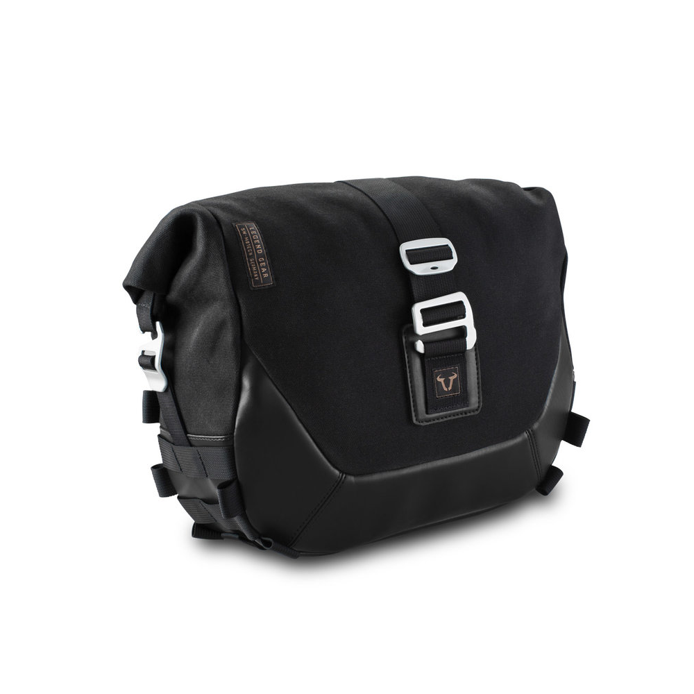 Sw Motech Legend Gear Sacoche Laterale Lc1 - Black Edition. 9,8 L. A Fixer Sur Slc Support Lateral Droit