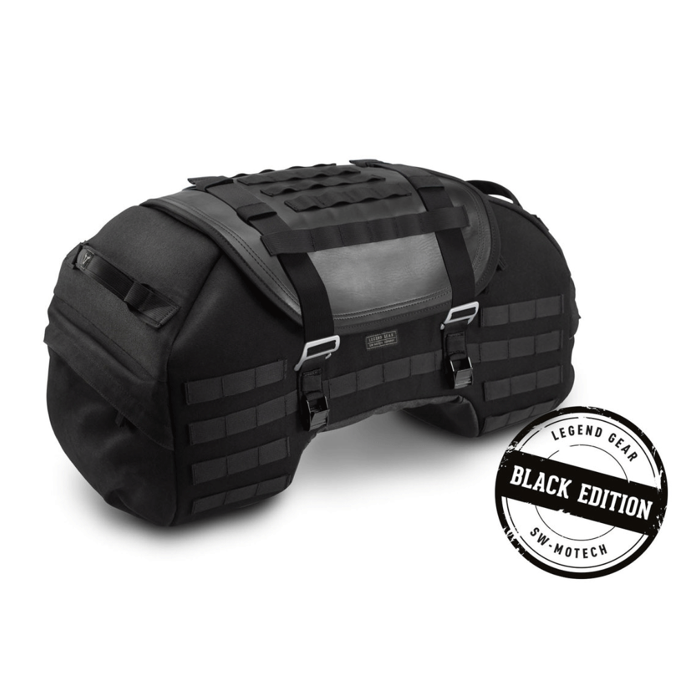 Sw Motech Legend Gear Sacoche De Selle Black Edition. 48 L. Resistant Aux Projections D'Eau.
