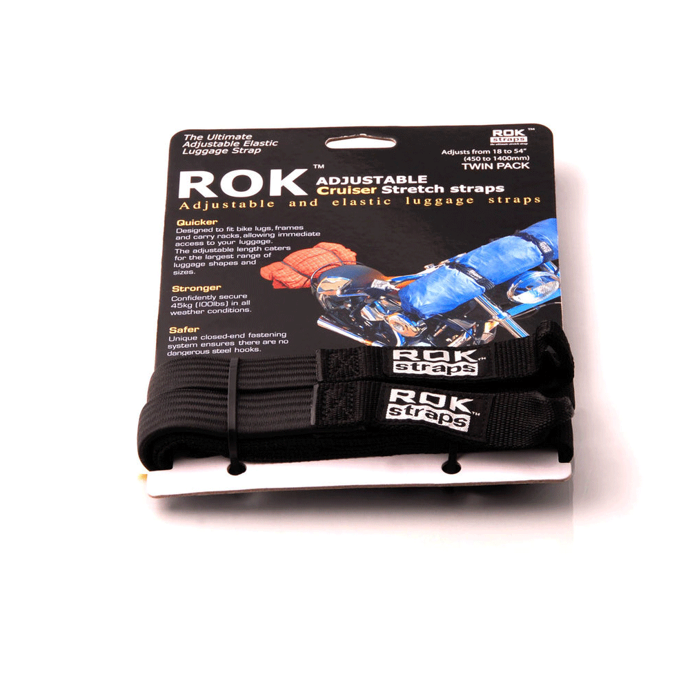 SW MOTECH Sangles Rok 2 Sangles Ajustables Noir 500-1500 Mm