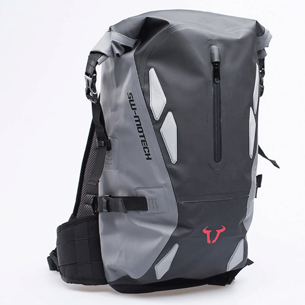 Sw Motech Sac A Dos Triton. 20 L. Gris/Noir. Etanche.