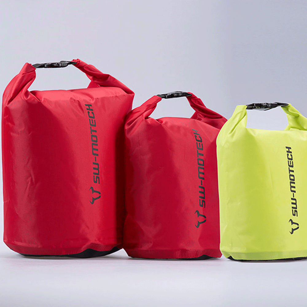 Sw Motech Set De 3 Drypack. 4/8/13 L. Jaune/Rouge. Etanche.