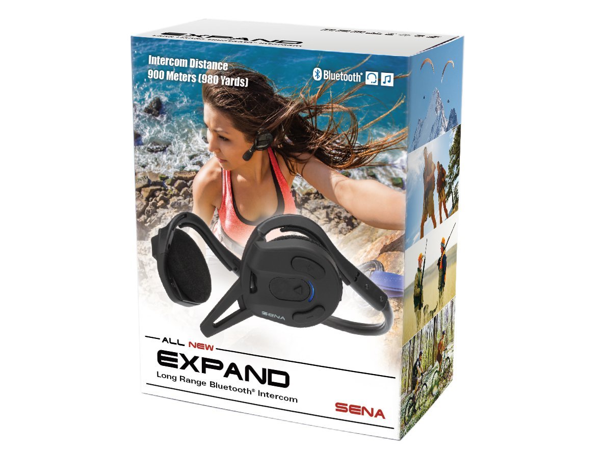 SENA Expand, Long-Range Bluetooth Intercom & Stereo Headset