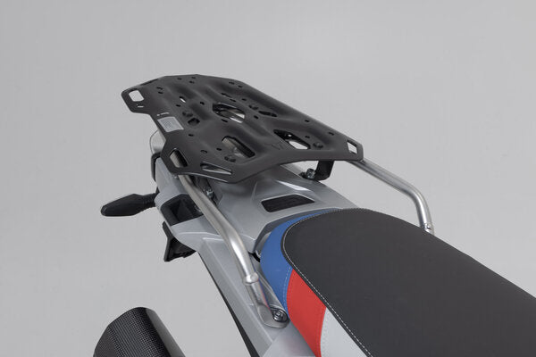Porte-bagages ADVENTURE-RACK. Noir. BMW R 1250 GS / Adv (21-) avec selle Rallye.