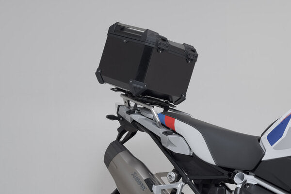 Porte-bagages ADVENTURE-RACK. Noir. BMW R 1250 GS / Adv (21-) avec selle Rallye.