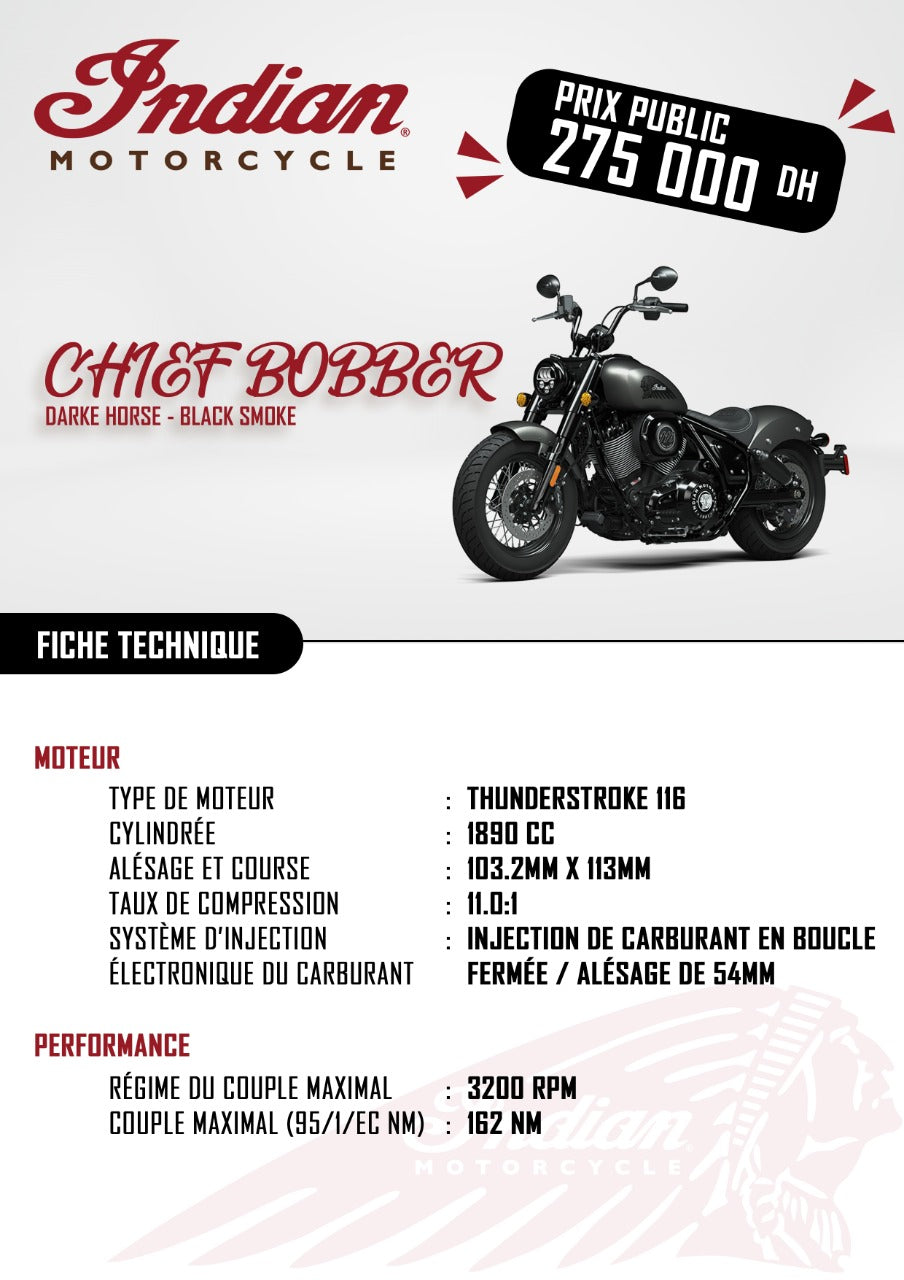 INDIAN CHIEF BOBBER DARK HORSE