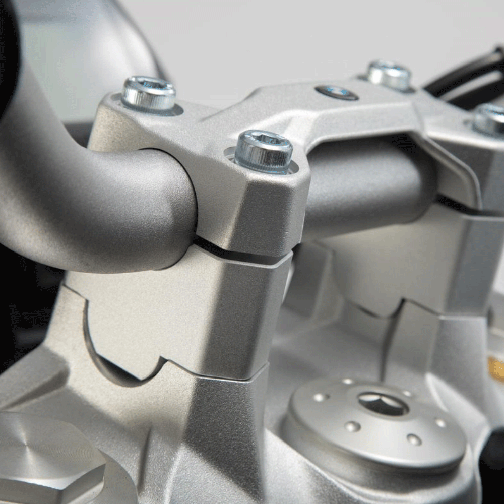 Bar riser H=30 mm. Silver. BMW F 750 GS (17-).