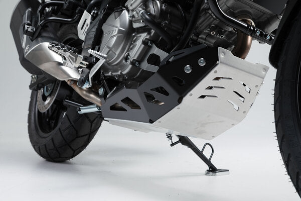 Sabot Moteur. Noir/Gris. Suzuki Dl650 (11-) / Xt (15-).