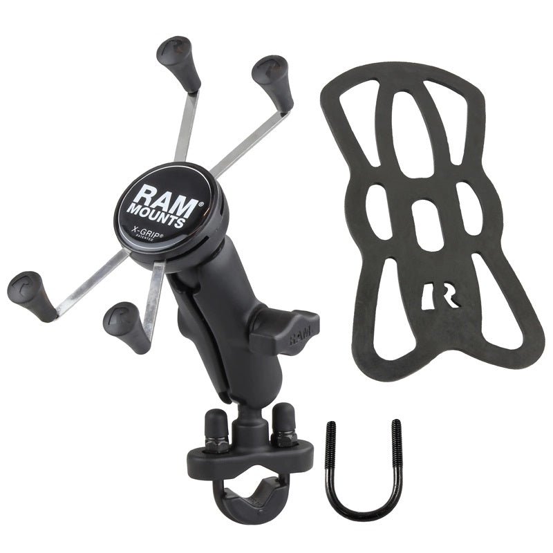 RAM MOUNTS Ram Rail U-Bolt Mount X-Grip 5" Phablets