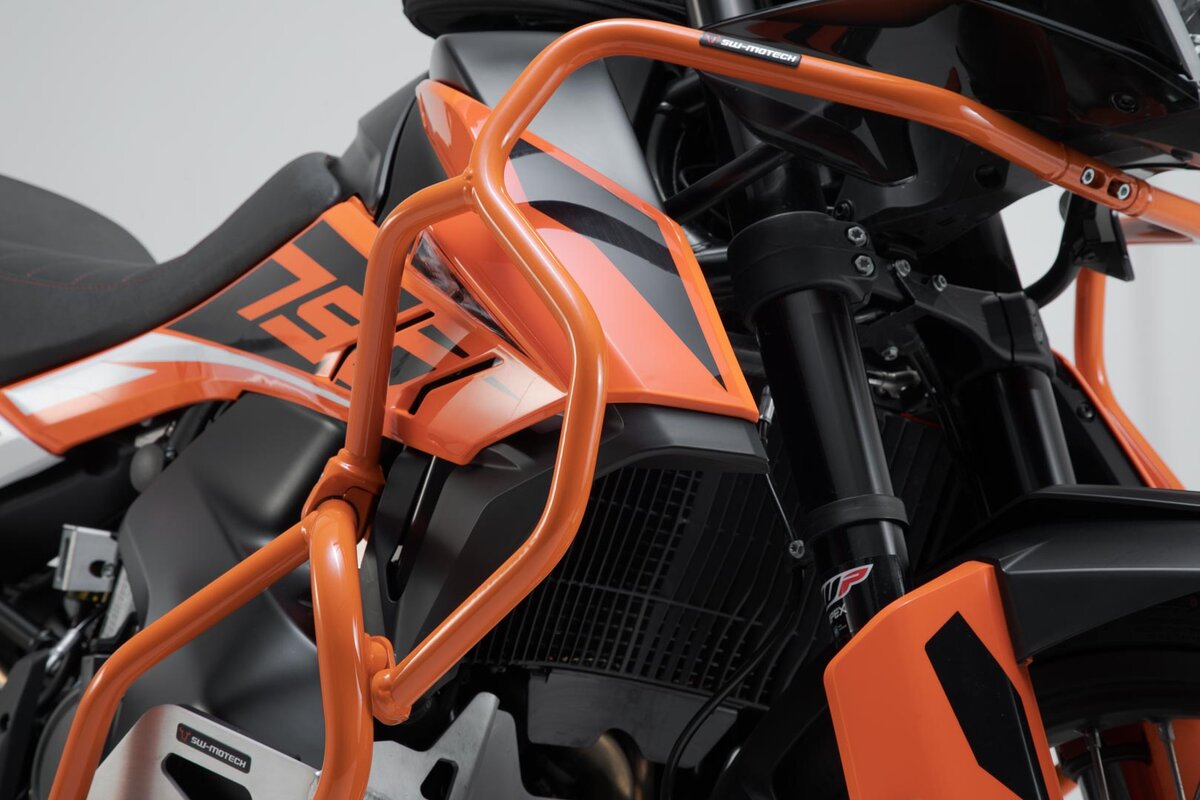 SW MOTECH Crashbar Haut Orange KTM790 KTM890 ADV