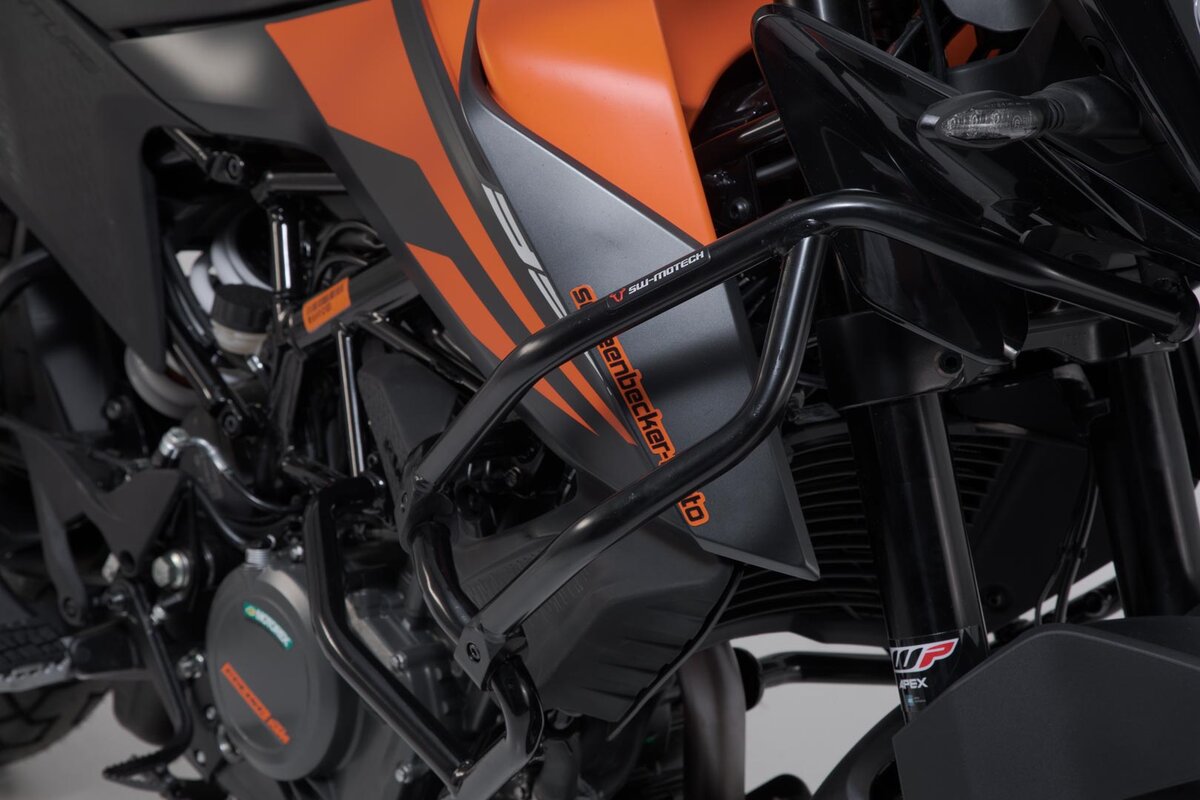SW MOTECH Crashbar superieur pour crashbar d'origine KTM. Noir. KTM 390 Adv (19-).
