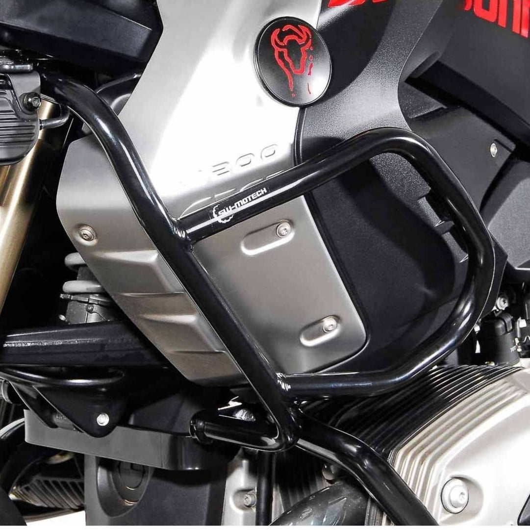 Sw Motech Crashbar Haut. Noir. Bmw R 1200 Gs (04-07). Pour Crashbars.