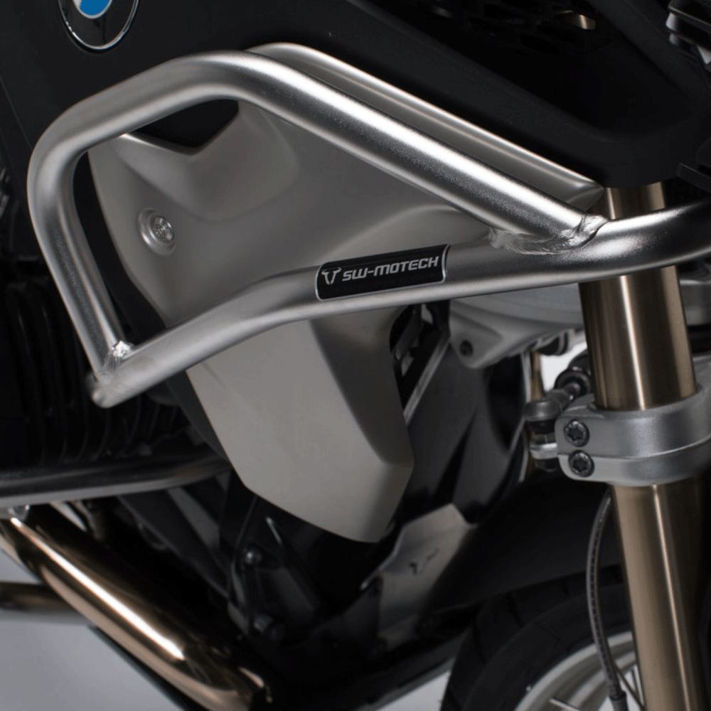 SW MOTECH Crashbar haut. Acier inox. BMW R 1200 GS (16-), R 1250 GS (18-).