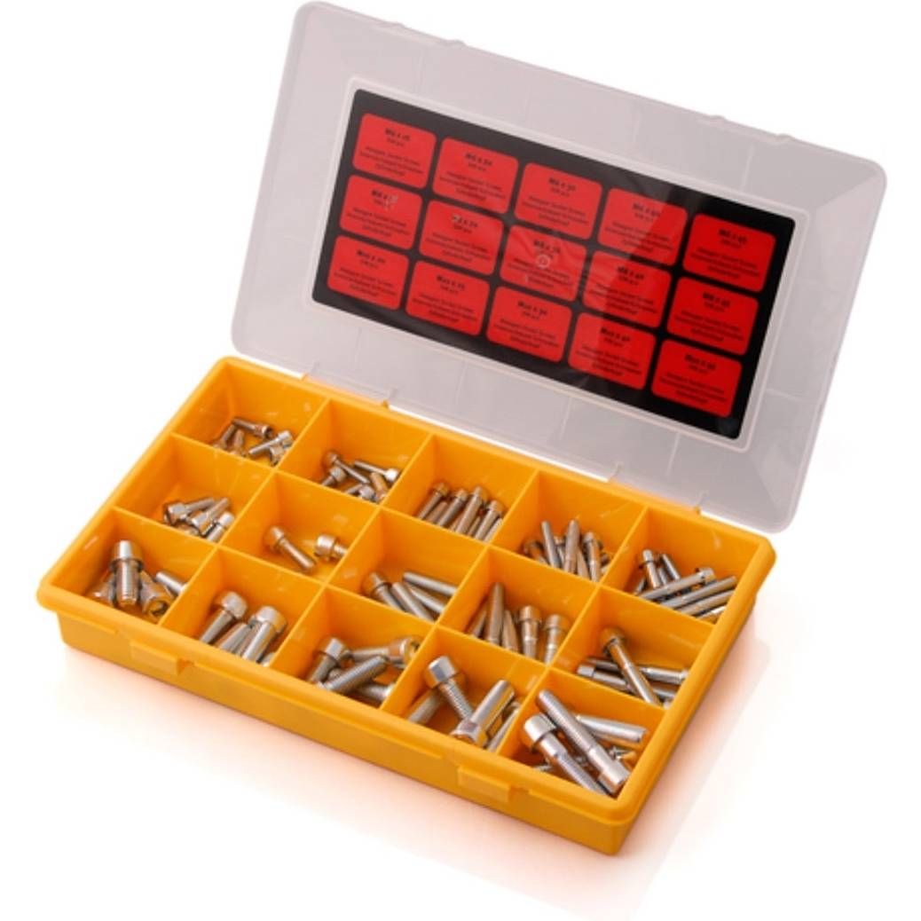 Sw Motech Assortiment De Vis. Gris. Hexa. Metrique. Classe 8.8. 100Pcs.
