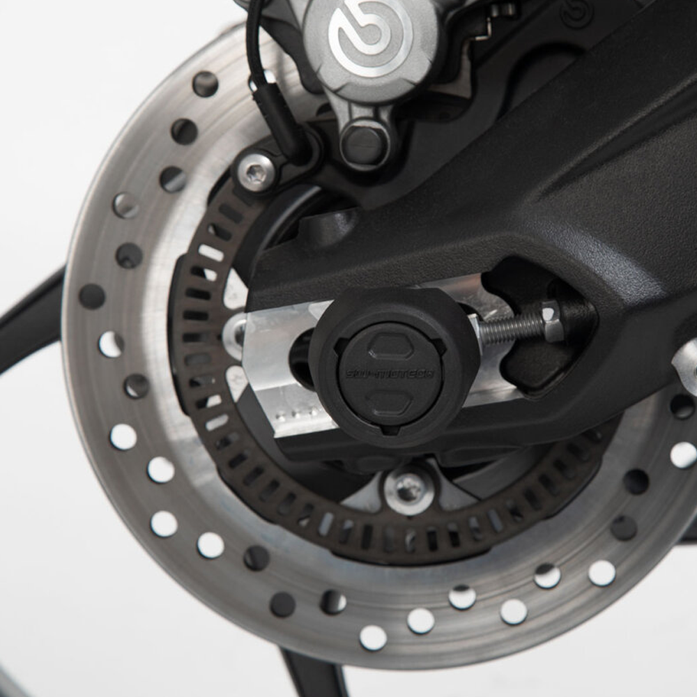 SW MOTECH Roulettes De Protection Pour Bras Oscillant Noir KTM1050, KTM1090, KTM1190ADV, KTM1290ADV