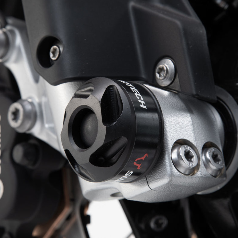Sw Motech Roulettes De PROtection De Fourche. Noir. Bmw F 750 Gs (18-), F 850 Gs/Adv (18-).