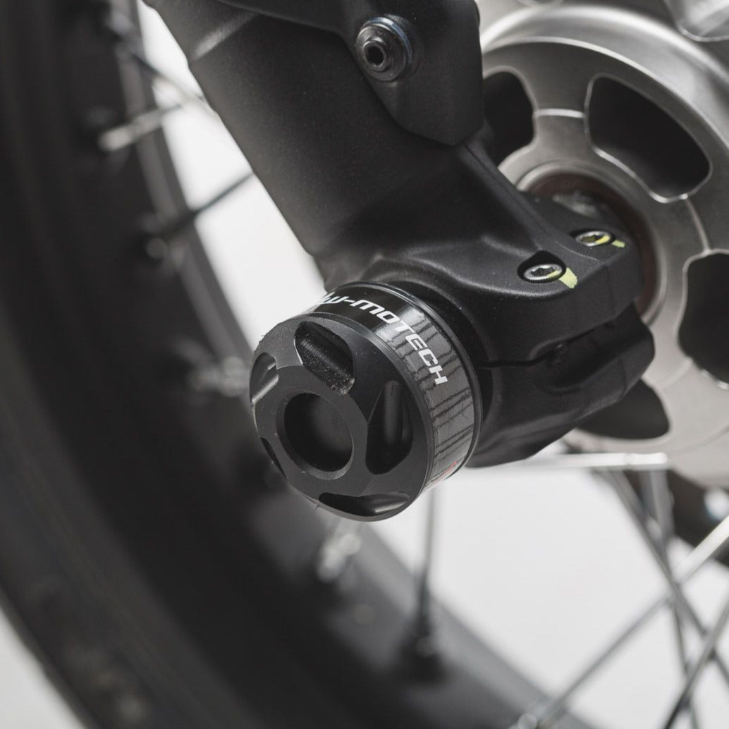 Sw Motech Roulettes De PROtection De Fourche Noir Modeles Ducati