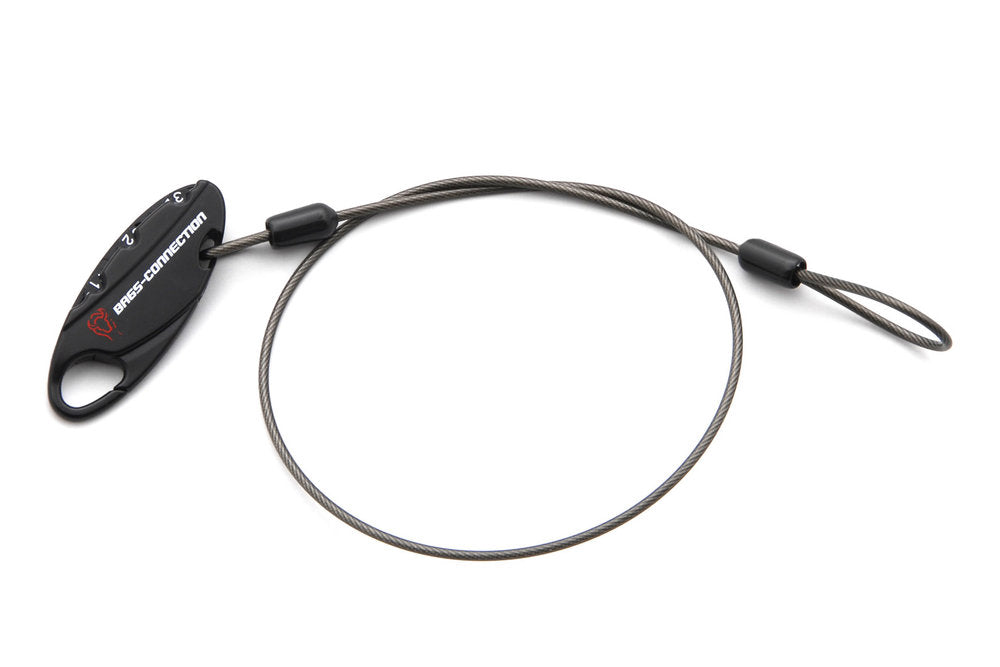 Sw Motech Cable De Verrouillage. Noir. Avec Code. Cable 50 Cm.