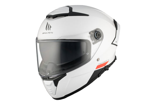 HELMET MT FF118SV THUNDER 4 SV SOLID A0 GLOSS PEARL WHITE
