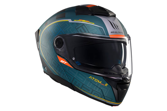 HELMET MT FU404SV ATOM 2 SV DESTINY C6 MATT