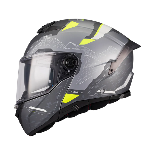 HELMET MT FU404SV ATOM 2 SV HIGHLANDS E2 MATT