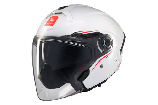 HELMET MT OF515SV COSMO SV SOLID A0 GLOSS WHITE