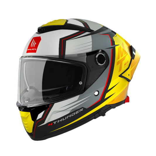 HELMET MT FF118SV THUNDER 4 SV PENTAL B3 MATT PEARL YELLOW