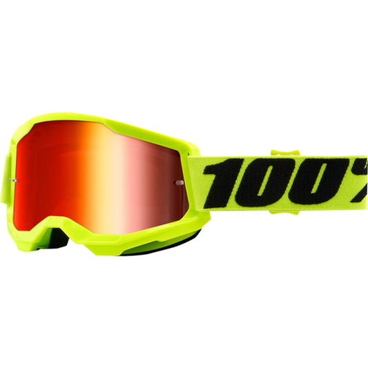 STRATA 2 Goggle Fluo/Yellow - Mirror Red Lens