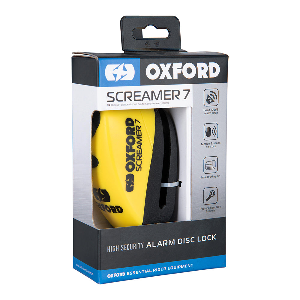 Screamer7 Alarm Disc Lock Yellow/black