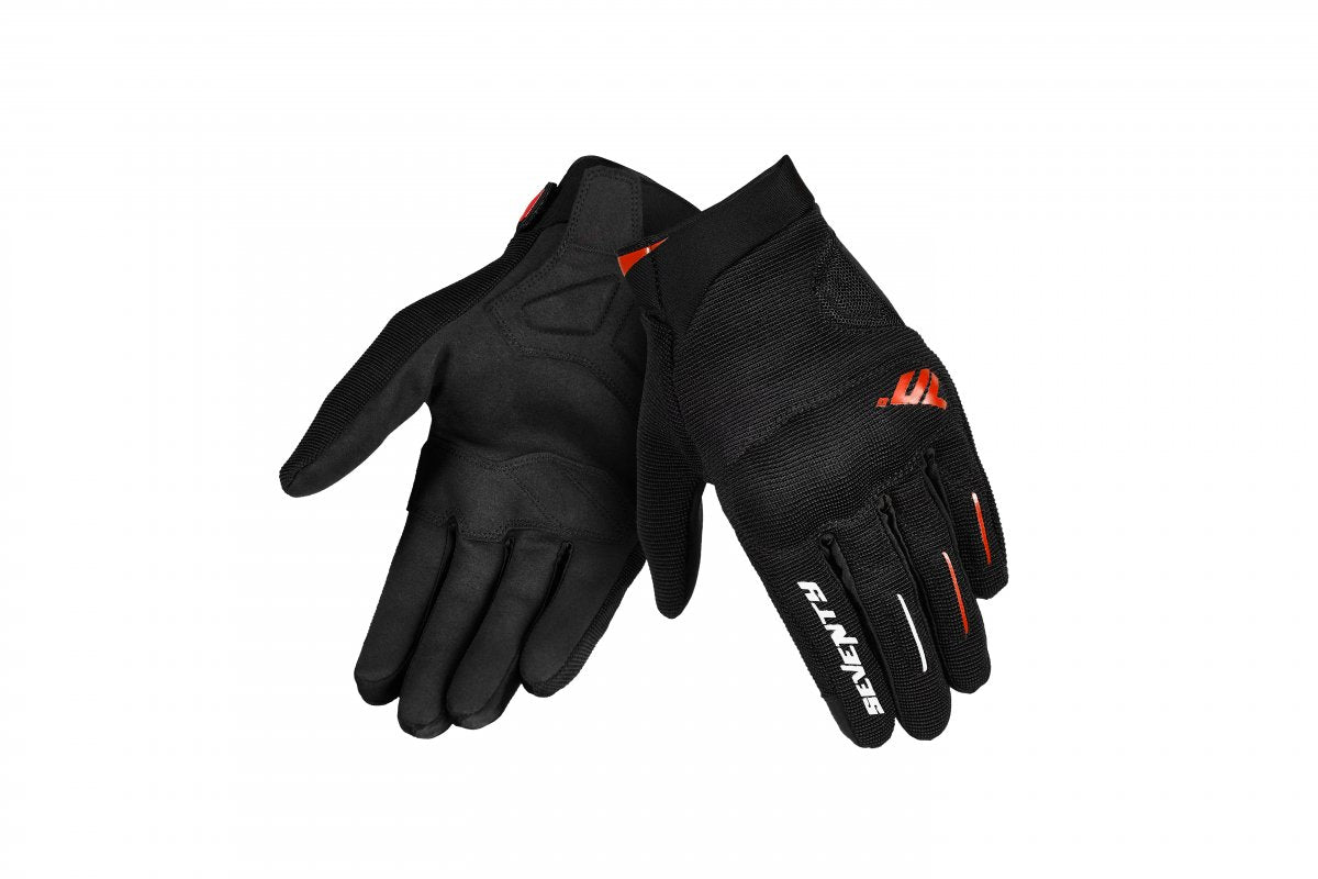 GLOVE SD-C40 ASPHALT MAN BLACK/RED