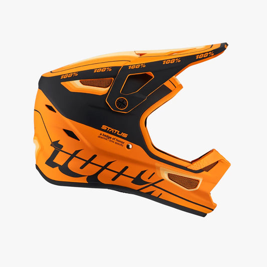 STATUS YOUTH Helmet Topenga Orange/Black