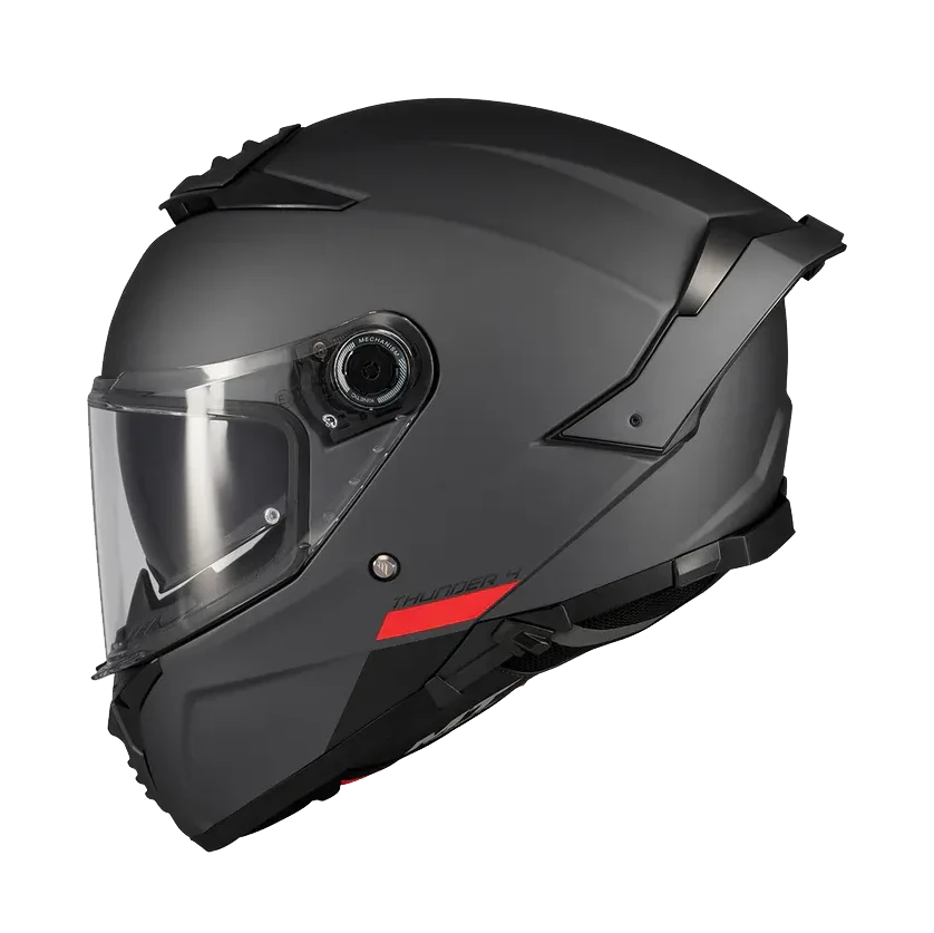 HELMET MT FF118SV THUNDER 4 SV SOLID A12 GRIS MATT L