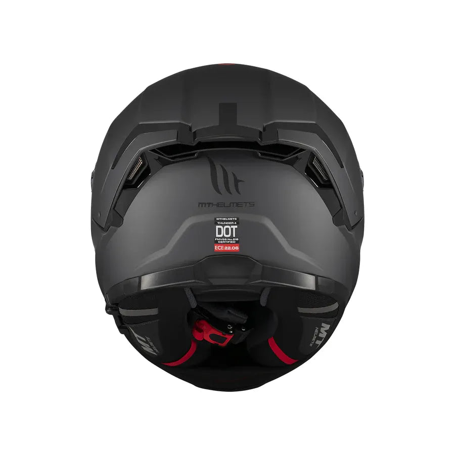 HELMET MT FF118SV THUNDER 4 SV SOLID A12 GRIS MATT L