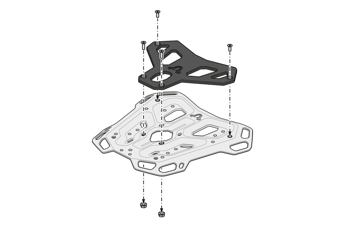 ADVENTURE-RACK Black. Yamaha Tracer 9 / GT / GT+ (24-).