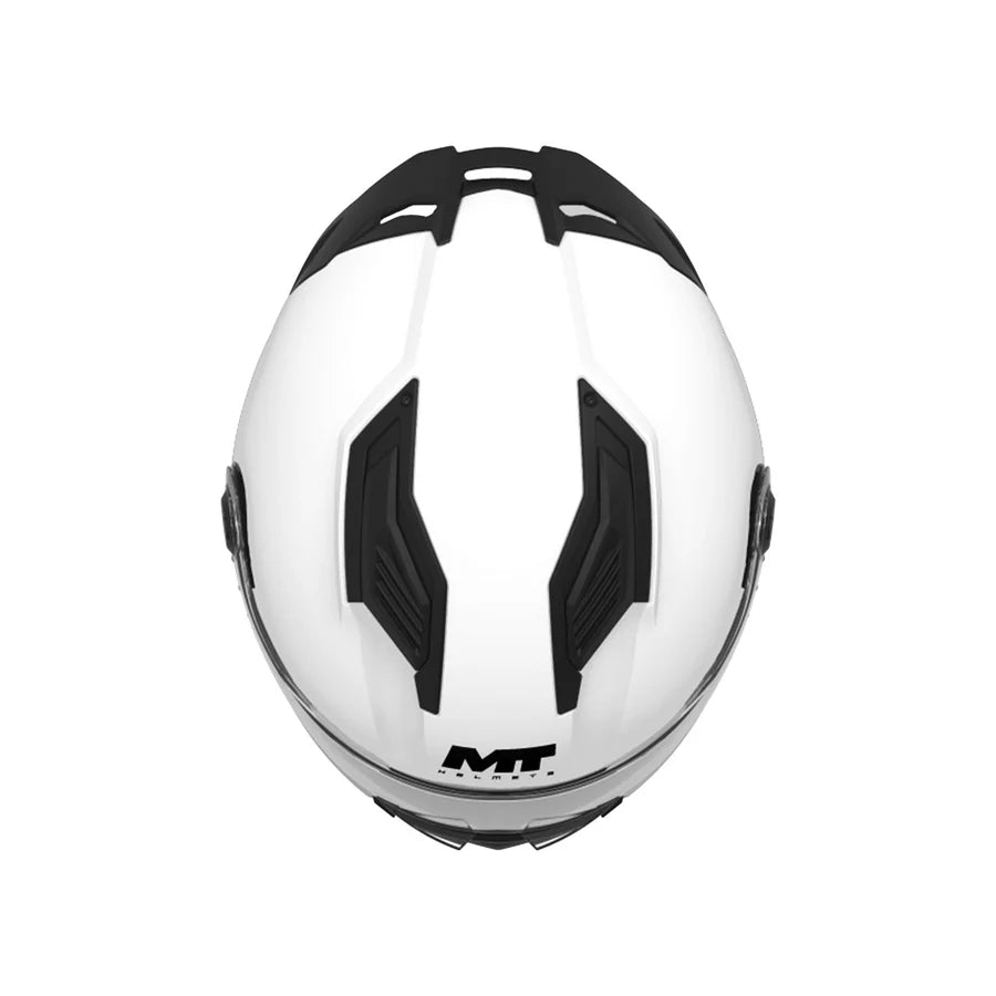HELMET MT FF126Y STINGER 2 YOUTH PURE A0 GLOSS PEARL WHITE