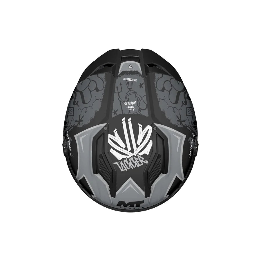 HELMET MT FF126Y STINGER 2 YOUTH TAGGER B2 MATT