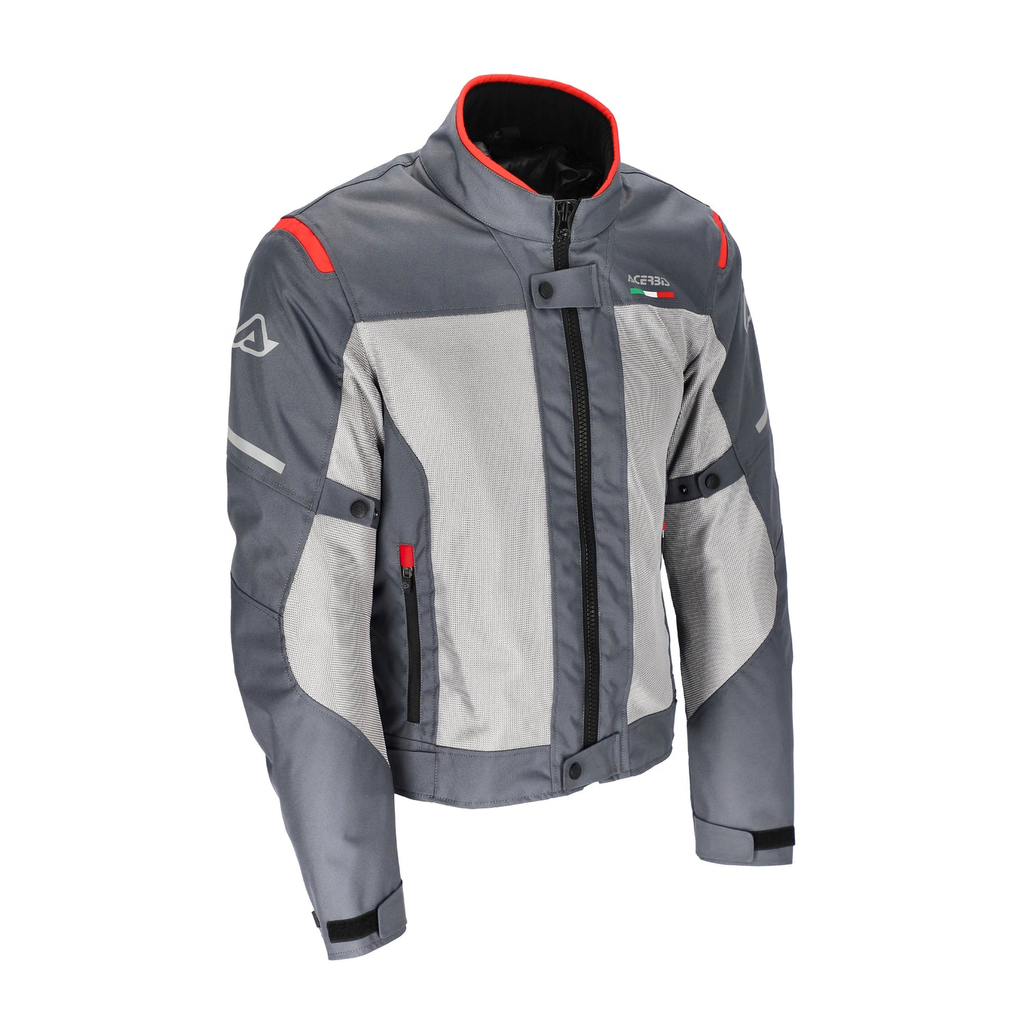 JACKET CE ON ROAD RUBY N. GREY/RED