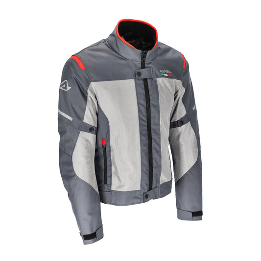 JACKET CE ON ROAD RUBY N. GREY/RED