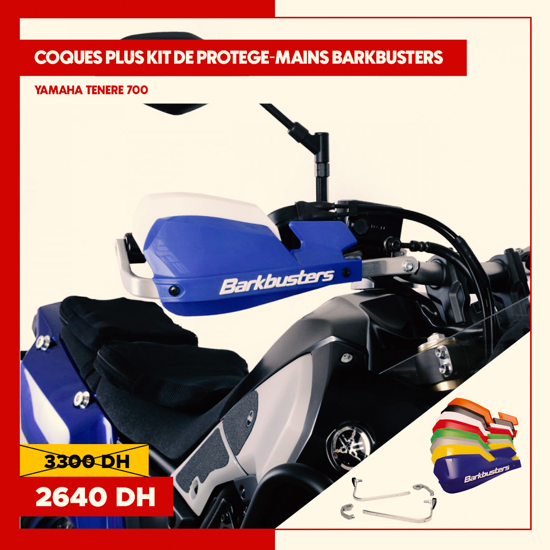 Coques plus Kit De Protège-Mains Barkbusters pour Yamaha Tenere 700