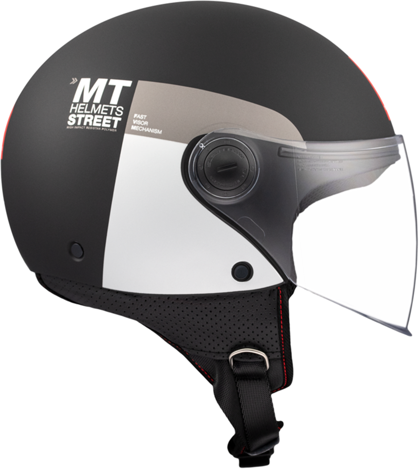 HELMET MT OF501B STREET S INBOARD D2 MATT