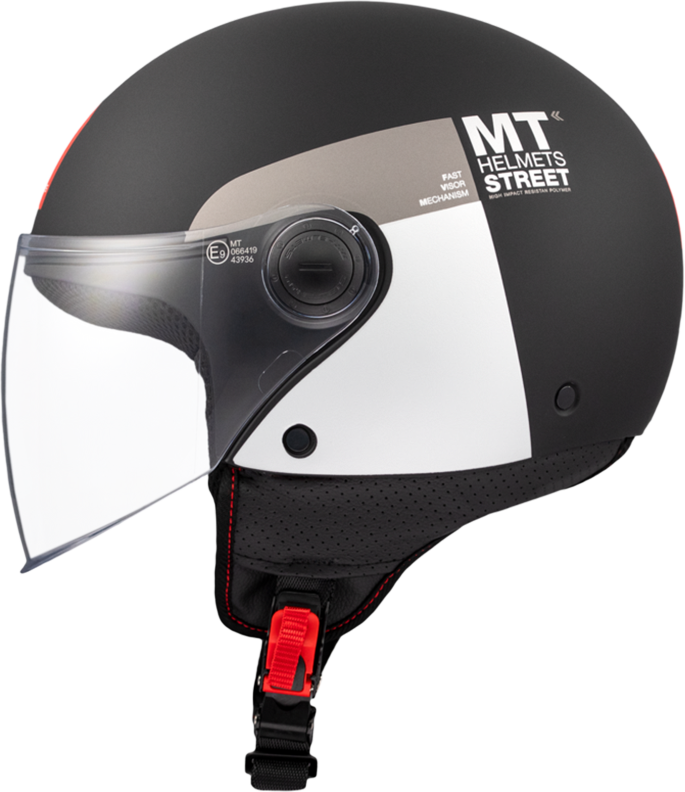 HELMET MT OF501B STREET S INBOARD D2 MATT