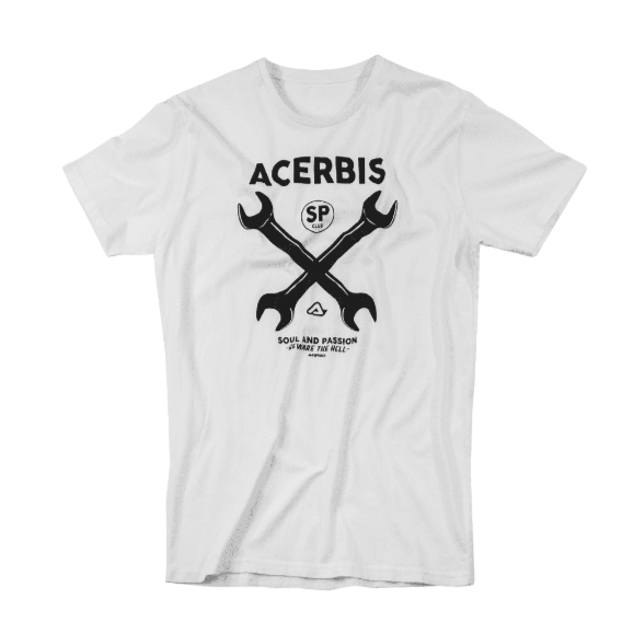 ACERBIS T-Shirt Speedometer Blanc