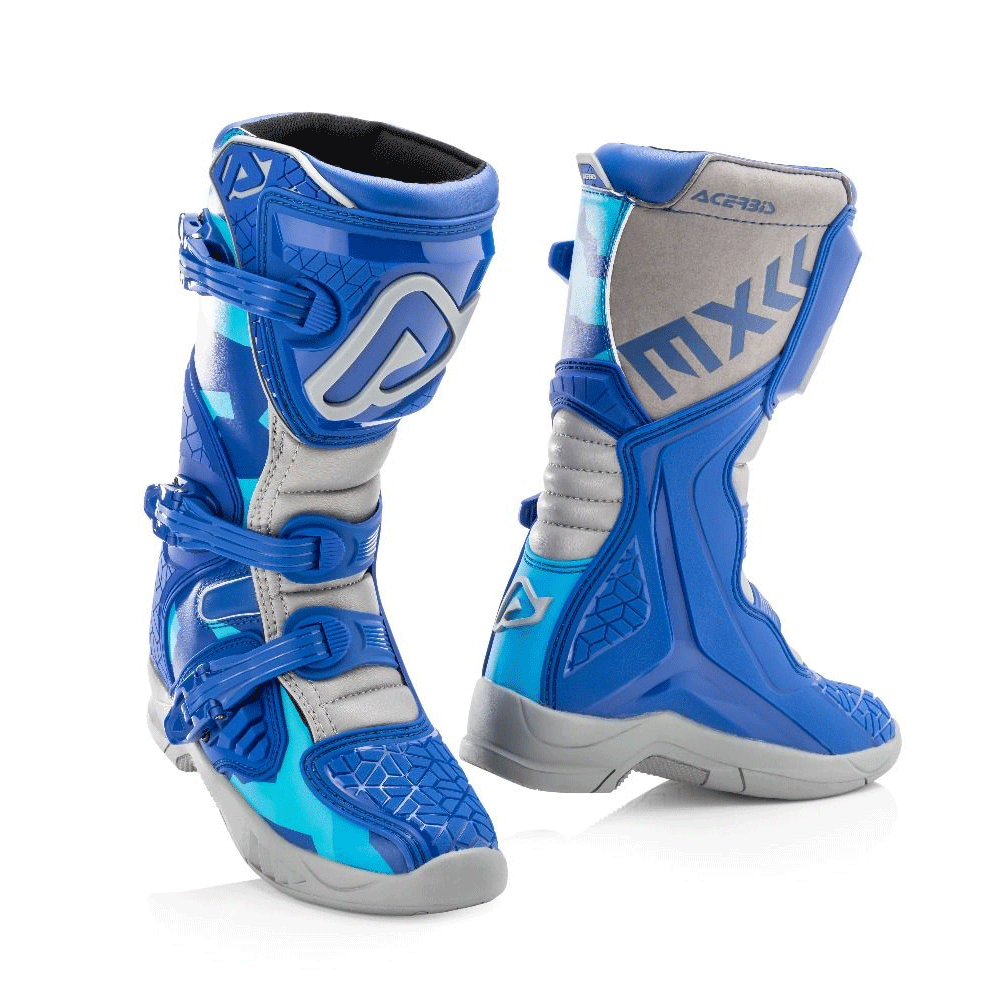 ACERBIS Boots X-Team Jr Bleu/Gris