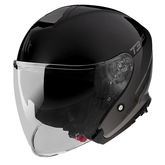 MT Helmet Thunder 3 Sv Jet Xpert C2 Gloss Gris