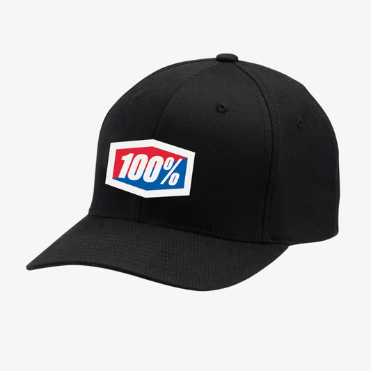 100% Official X-Fit Flexfit Hat Black