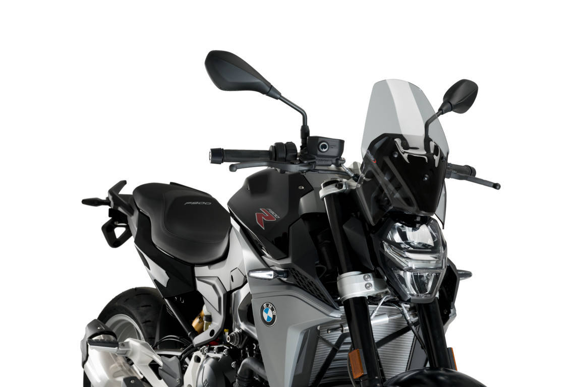 PUIG Saute-Vent New Generation Sport Pour BMW F900R 2020 Avec Support DÃ¢â‚¬â„¢Origine BMW- Fume Claire