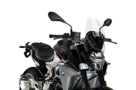 PUIG Saute-Vent New Generation Sport Pour BMW F900R 2020 Avec Support DÃ¢â‚¬â„¢Origine BMW - Transparent