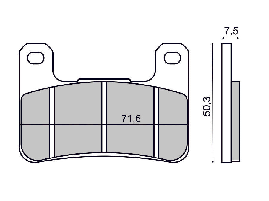 RMS Plaquette Frein Avant Z1000 Abs